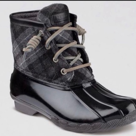 Sperry Shoes - SPERRY TOP-SIDER Plaid Waterproof Duck Boots  6